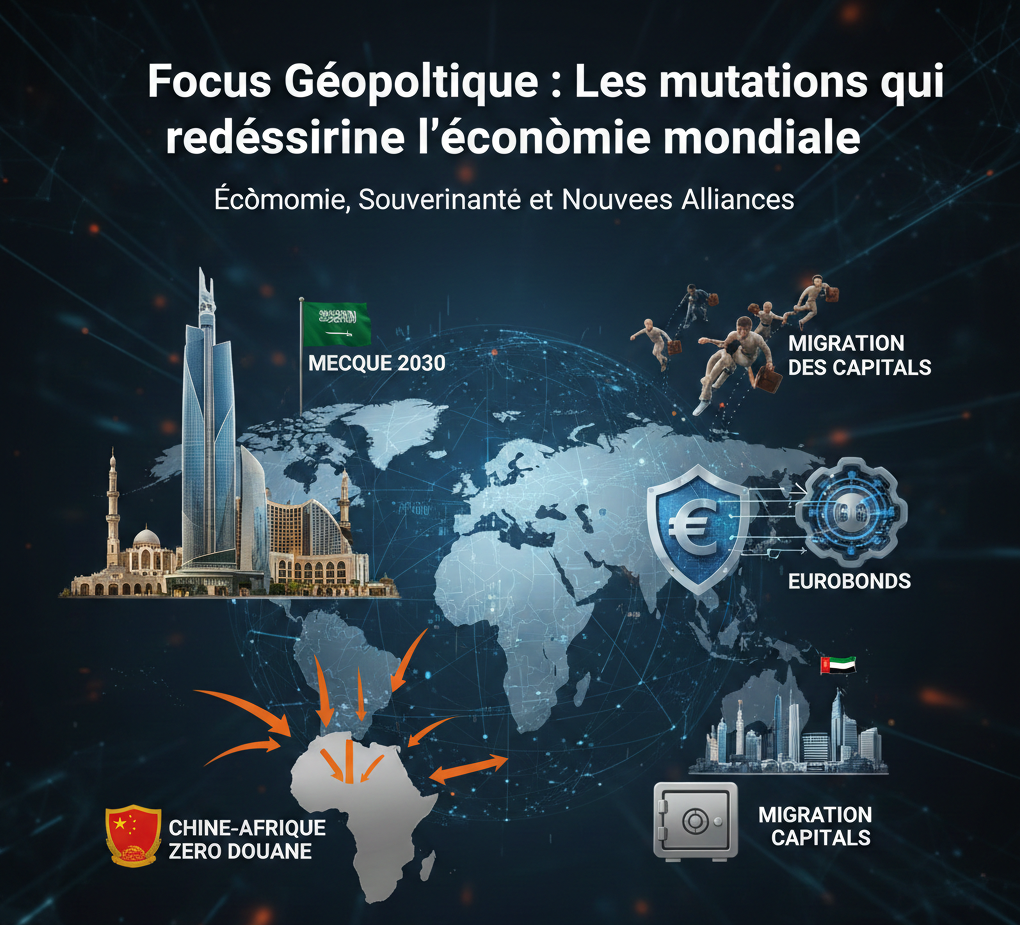 Focus Géopolitique : Les mutations qui redessinent l’économie mondiale